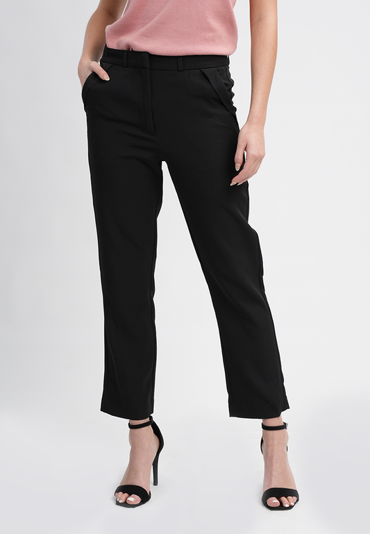 Delaney Slim Pants with Pocket Flap Detail