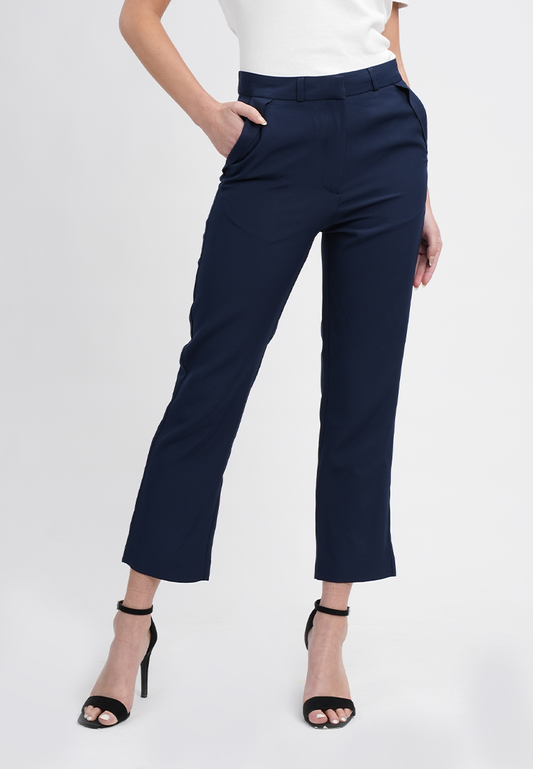Delaney Slim Pants with Pocket Flap Detail