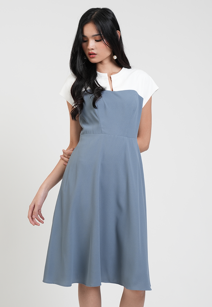 Juliette Colorblock A-Line Dress