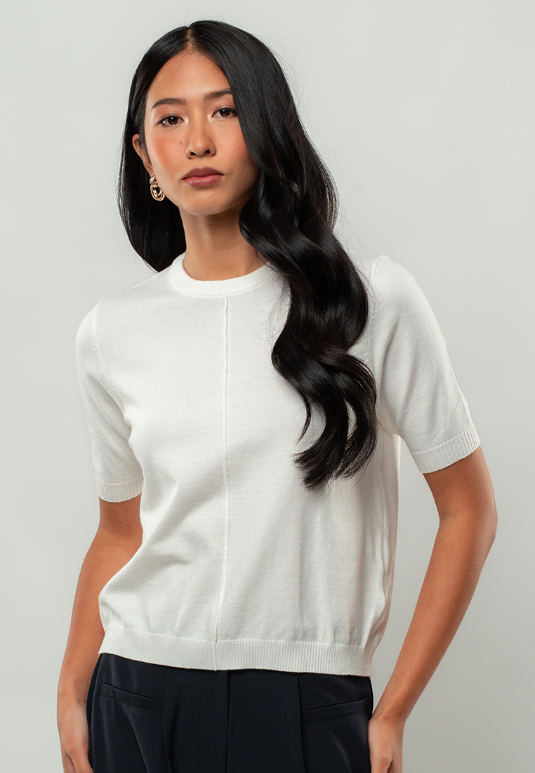 Cara Classic Short Sleeve Knit Top