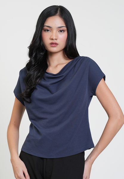 Jasmine Draped Neck Relaxed Top