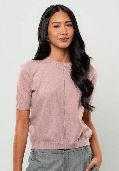 Cara Classic Short Sleeve Knit Top