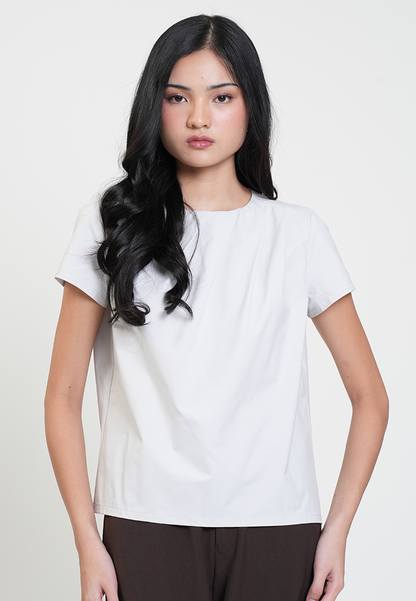 Jillian Classic Short Sleeves Boxy Top
