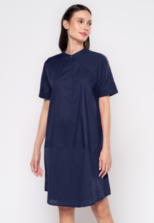 Nelly Shift Plain Cotton Dress