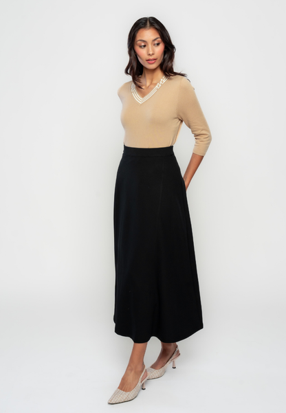 Parker Knit Skirt with Side Panels