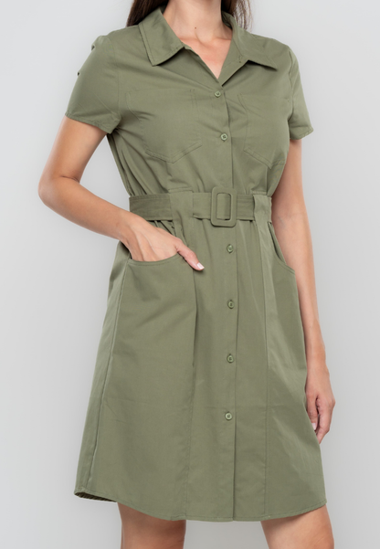 Reica Cotton Shirt Dress