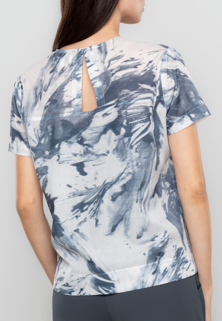 Robin V-Neck Printed Top