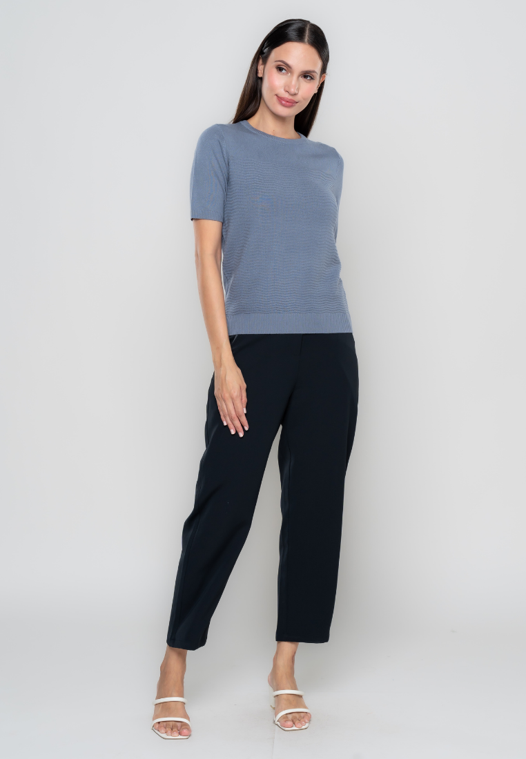 Nylah Textured Knit Top