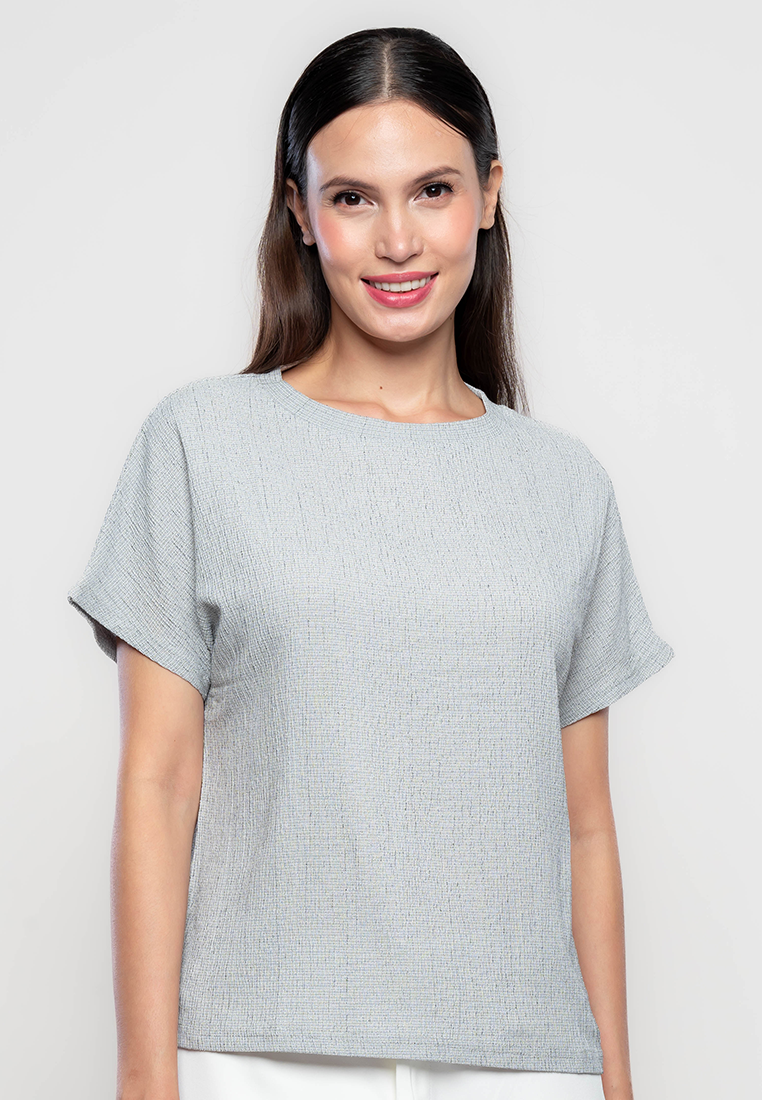 Selina Boxy Jacquard Top