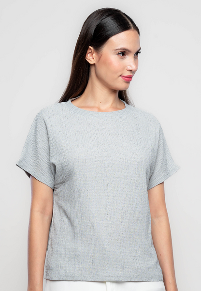 Selina Boxy Jacquard Top