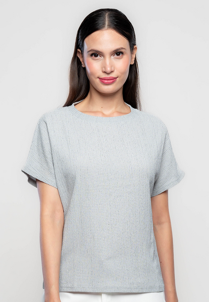 Selina Boxy Jacquard Top