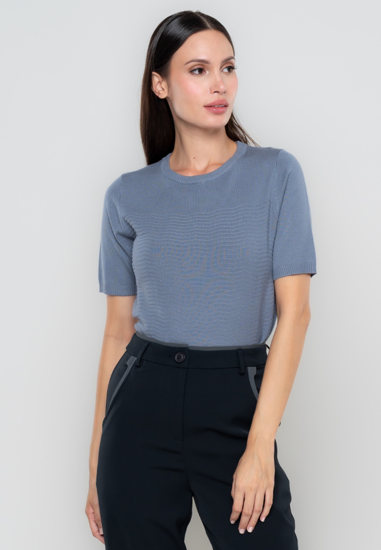 Nylah Textured Knit Top