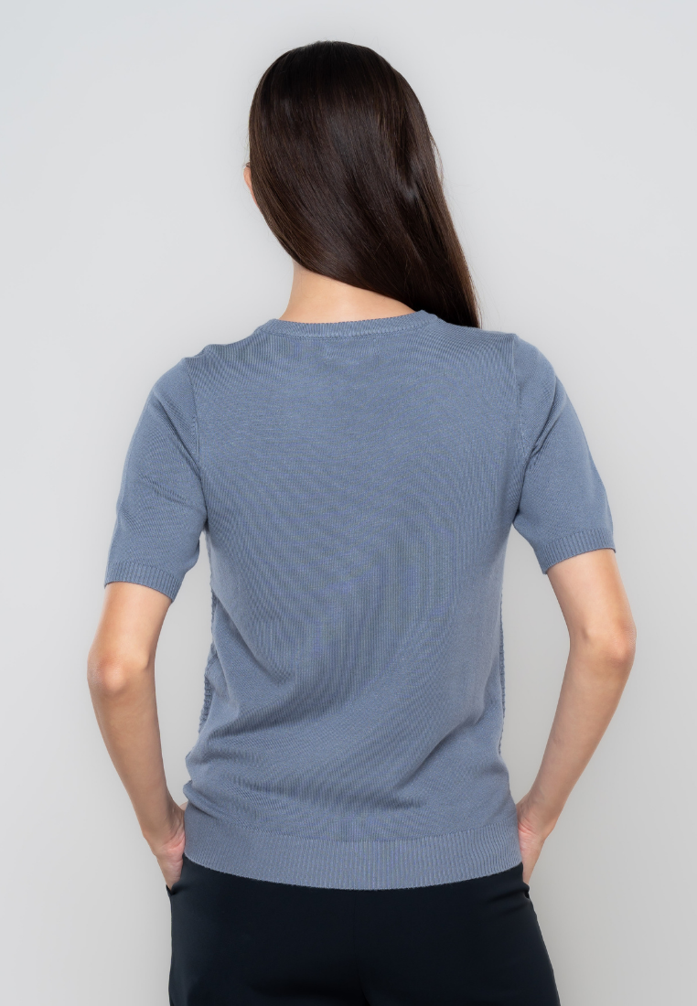 Nylah Textured Knit Top