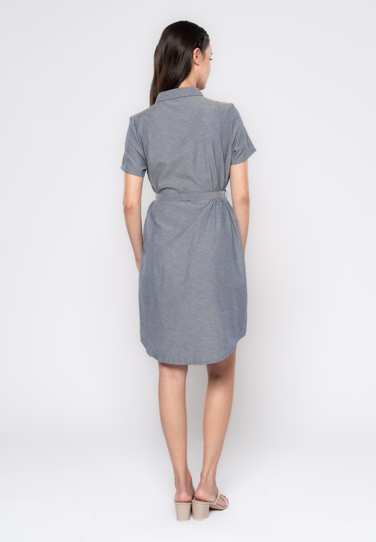 Elaine Chambray Inspired Shirt Dress