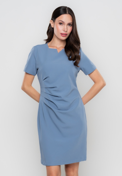 Sasha Square Neck Sheath Dress