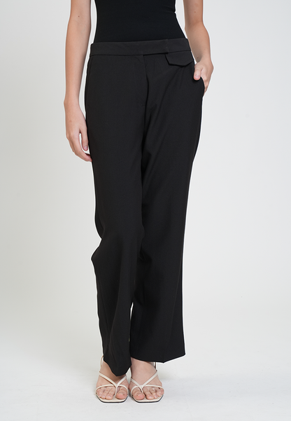 Venice Straight-Leg Trousers with Pockets