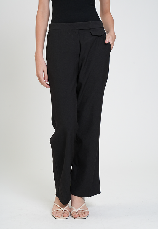Venice Straight-Leg Trousers with Pockets