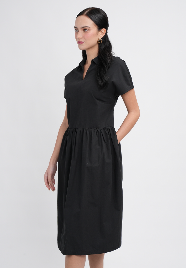 Noelle Collared Midi Dress