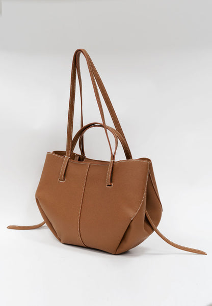 Clementine Contrast Stitch Tote