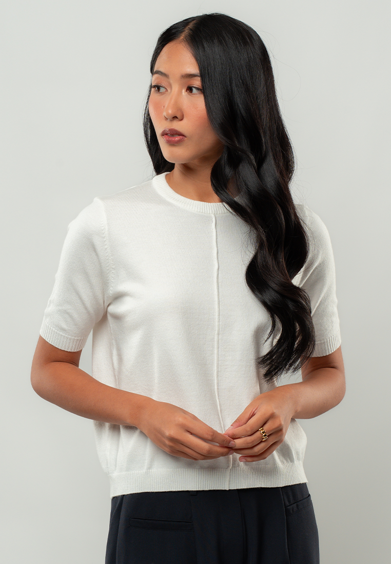 Cara Classic Short Sleeve Knit Top