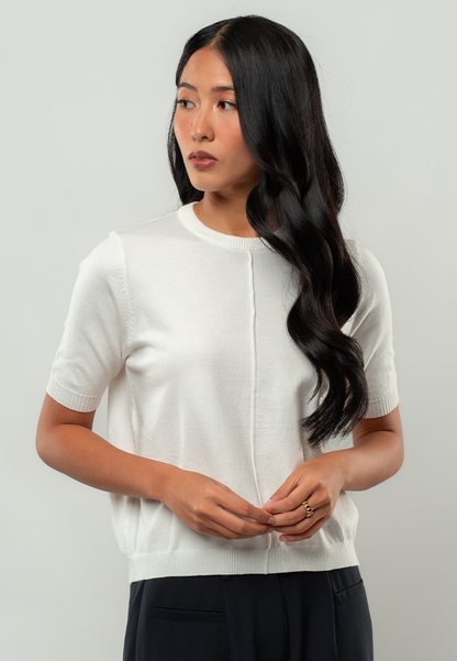 Cara Classic Short Sleeve Knit Top