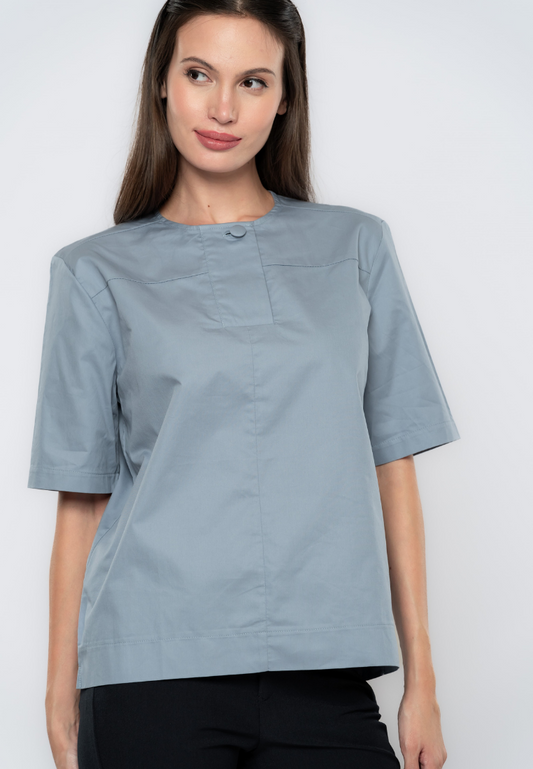 Franzi Boxy Cotton Blouse