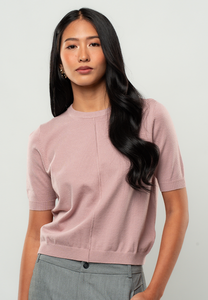 Cara Classic Short Sleeve Knit Top