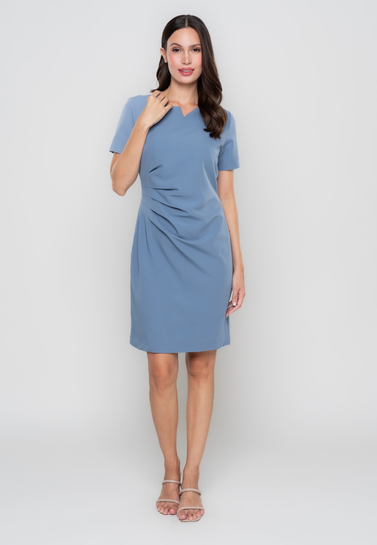 Sasha Square Neck Sheath Dress