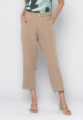 Relax Formal Pants with Slim Belt