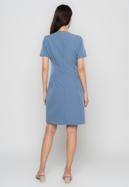 Sasha Square Neck Sheath Dress