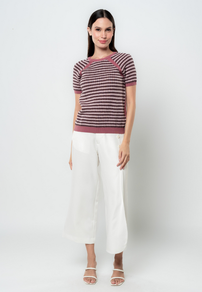 Nevada Striped Flat Knit