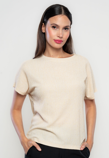 Selina Boxy Jacquard Top