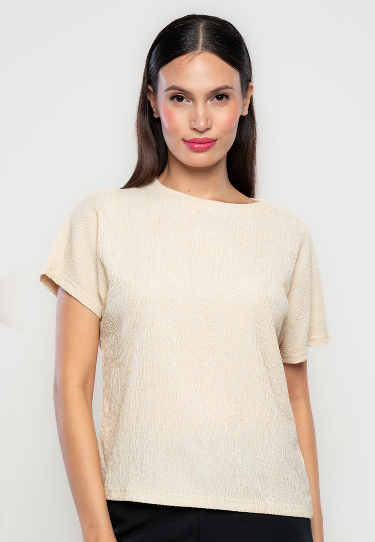 Selina Boxy Jacquard Top