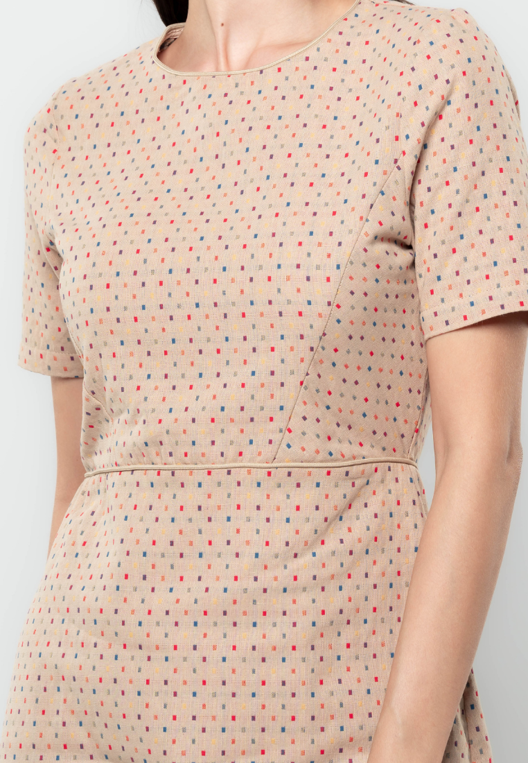 Jade Check Dress Blouse