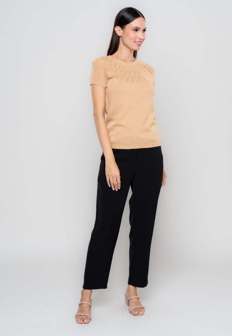 Briar Pointelle Textured Flatknit