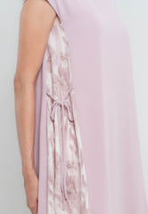 Bella Side Printed Semi-Trapeze Dress