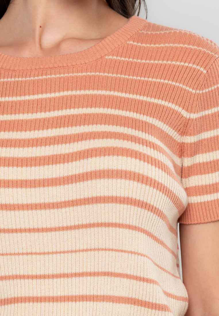 Bristol Stripe-Printed Flatknit