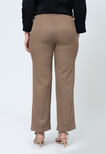 Paisley Embroidered Pocket Flap Detail Pants