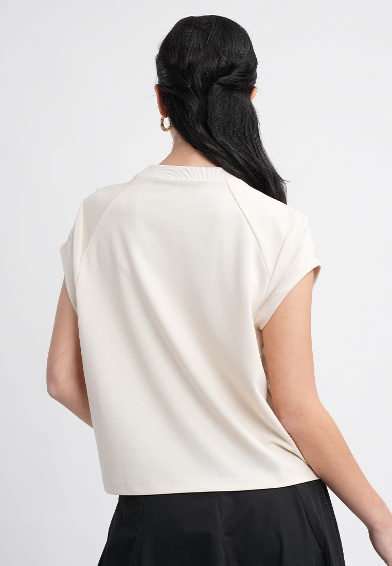 Emily Classic Black Crew Neck Top