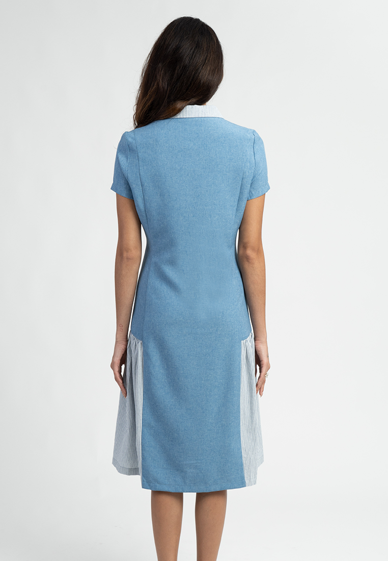 Suzannah Collared A-Line Dress