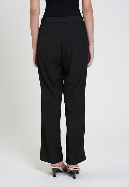 Venice Straight-Leg Trousers with Pockets