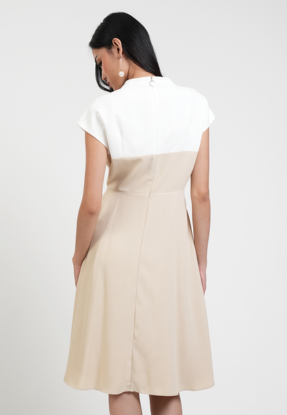 Juliette Colorblock A-Line Dress