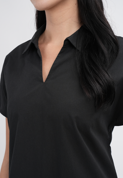 Noelle Collared Midi Dress