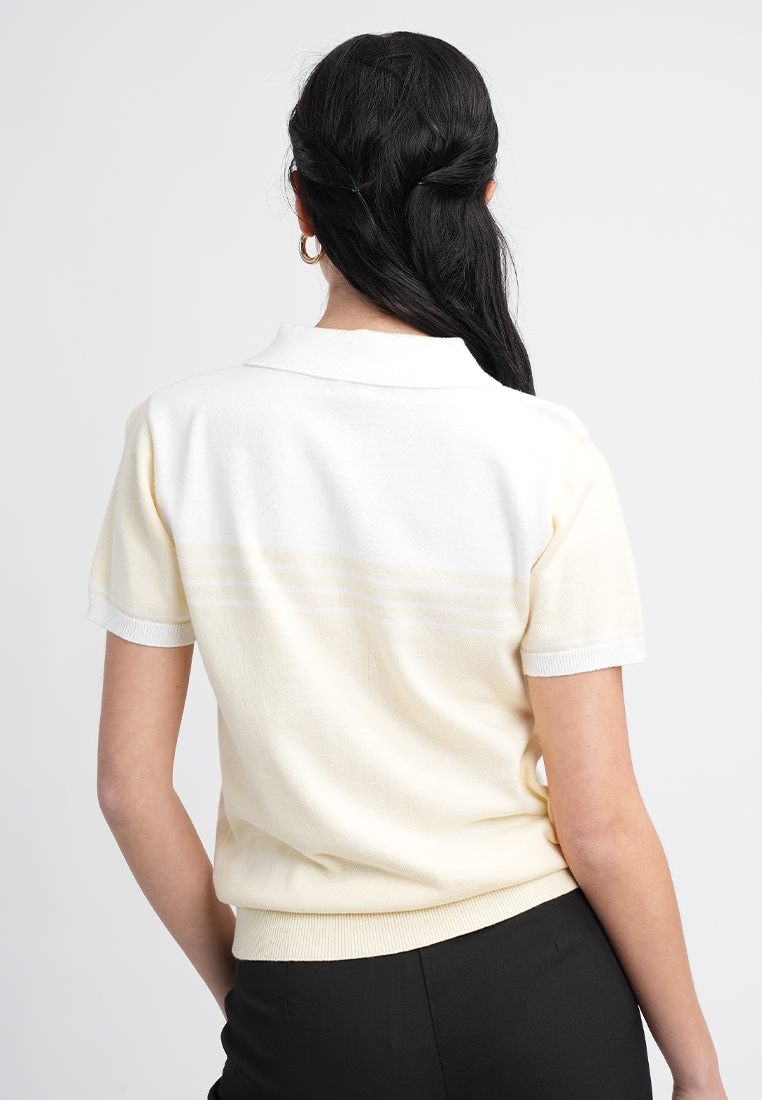 Jessica Classic Polo Knit Top