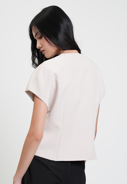 Eliza V-neck Asymmetric Wrap Top