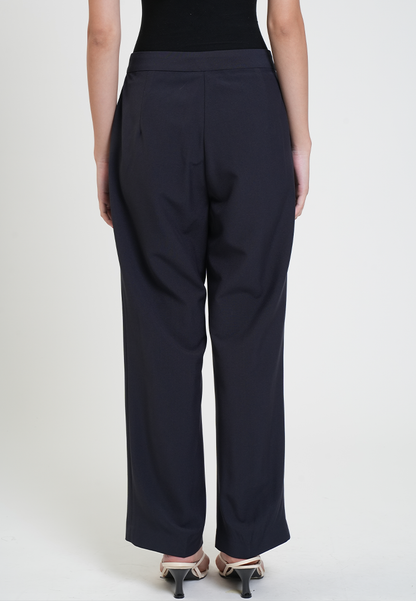 Venice Straight-Leg Trousers with Pockets