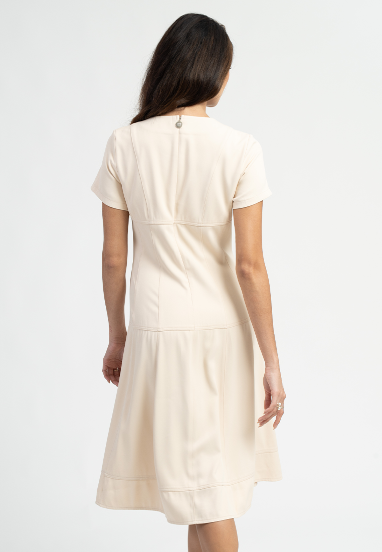 Sarie Fit-and-Flare Midi Dress