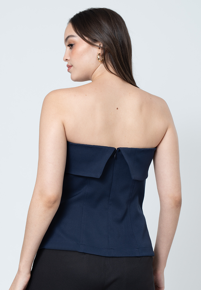 Eala Tube Top with Structured Flap