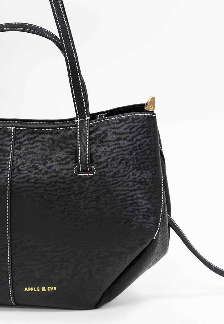 Clementine Contrast Stitch Tote