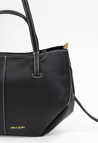 Clementine Contrast Stitch Tote